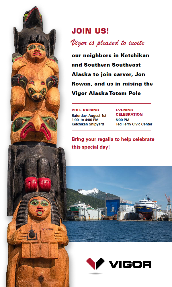 Vigor Alaska Pole Raising